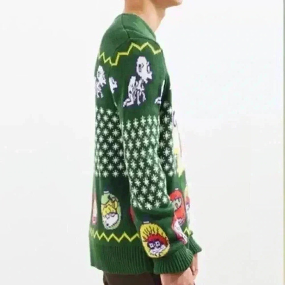 Green Rugrat Hloiday Ugly Sweater - Picture 2 of 3